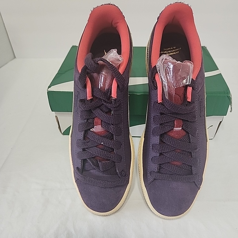 Puma Suede‎ Play Paris 39819001 Mens 8 Midnight Plum Suede Lifestyle Sneakers - Picture 2 of 5